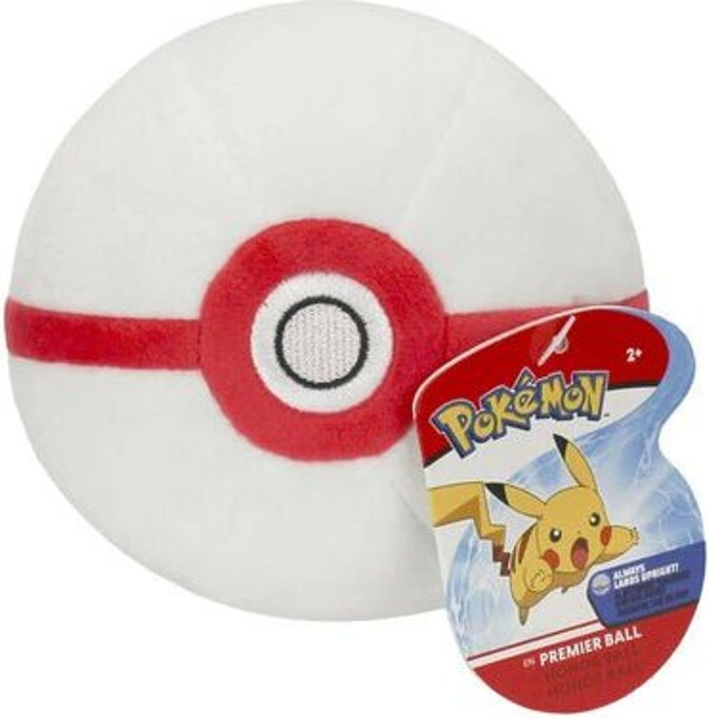 Jazwares Pokémon Plyšák Balls Premier Ball 10 cm Obrázok produktu 