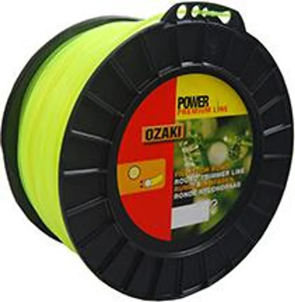 Fil nylon Ozaki Premium 2,7 mm x 216 m haute résistance pour jardin