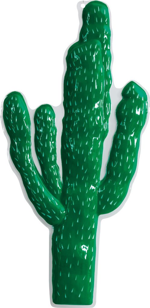Wand Deko Kaktus Mexico Party Grün 54 cm Höhe Geburtstag Tequila Party Deko