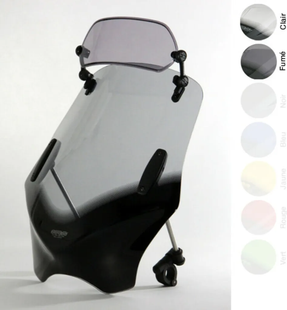 Pare-brise MRA V-FLOW X-CREEN SPORT TYP C ajustable et résistant UV