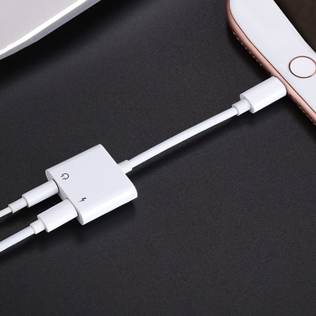 JOYROOM S-Y104 Ben Serie Apple 3.5 + Lightning Adapter, Länge: 1,2 m (Weiß)