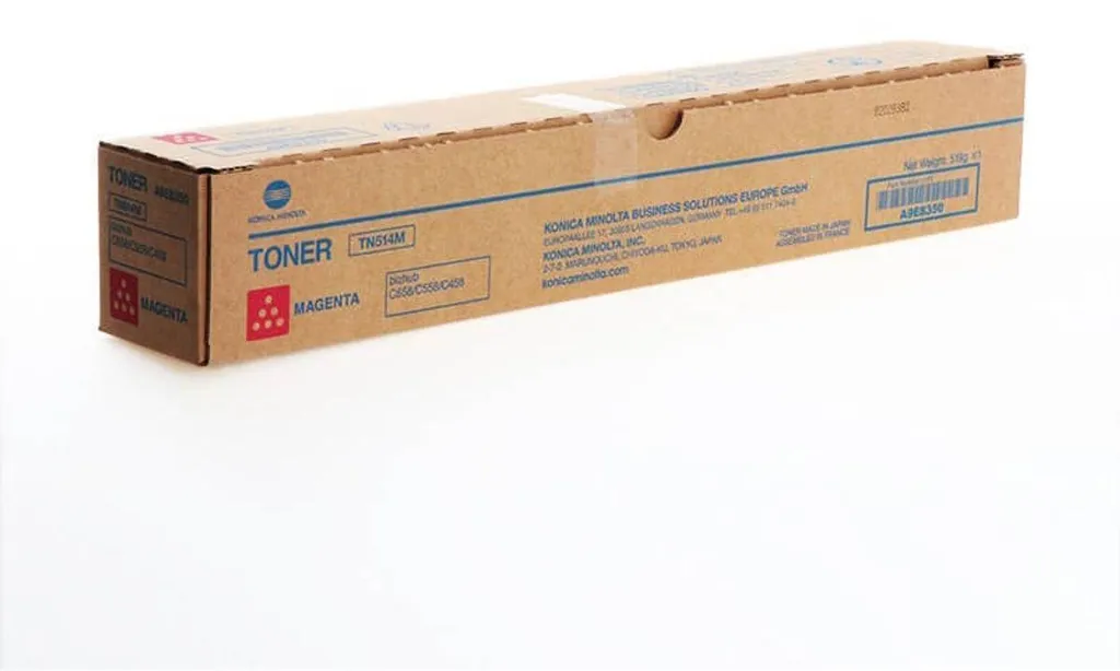 Toner Konica Minolta TN514 Magenta A9E8350 pour Bizhub C458 C558 C658