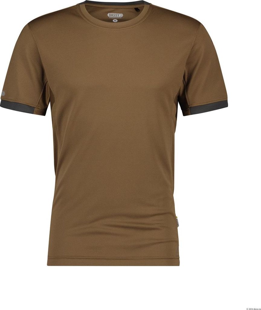DASSY T Shirt NEXUS Gr. M braun/anthrazit