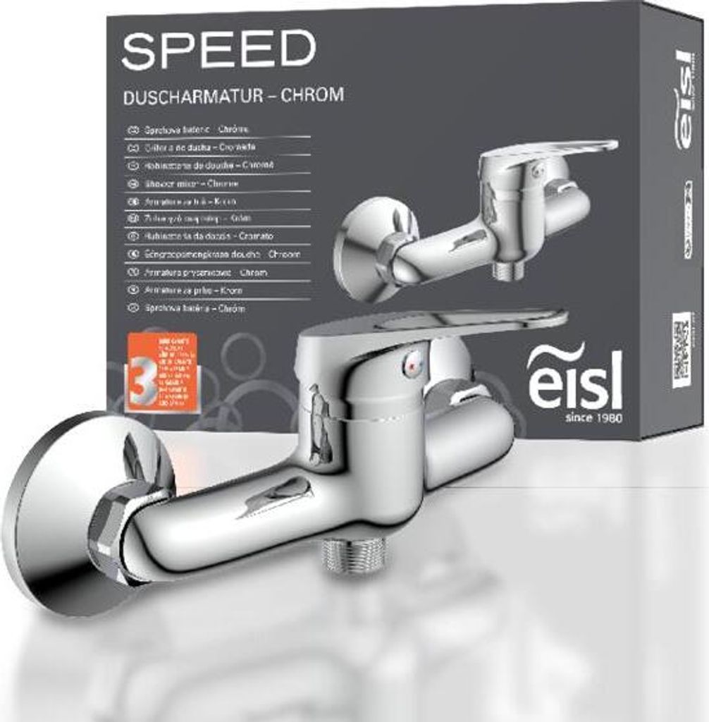 A product image showing a faucet and its packaging.