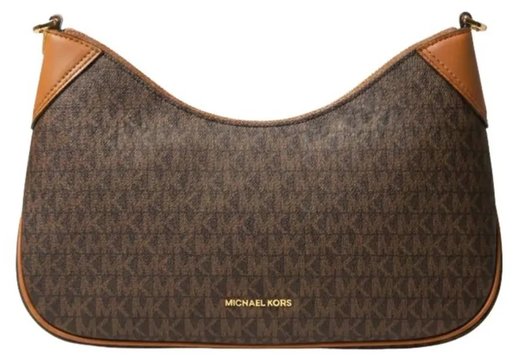 Sacoche Marron Michael Kors Md Conv Pouchette - Design Compact Femme
