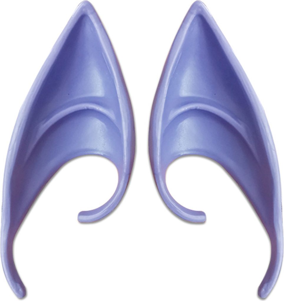 1 Paar Elfenohren, hohe Simulation, flexible, spitze Spitze, leuchtender Glitzer, Cosplay-Requisiten, Latex, Halloween-Kostüm, Party, Feenohren f...