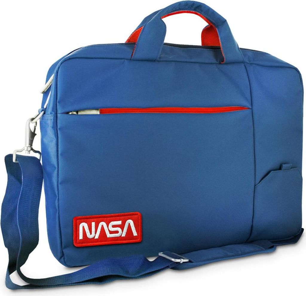 Atlantis Land NS-KLM180705-A Laptoptasche 39,6 cm (15.6") Messengerhülle Blau, Rot, Weiß