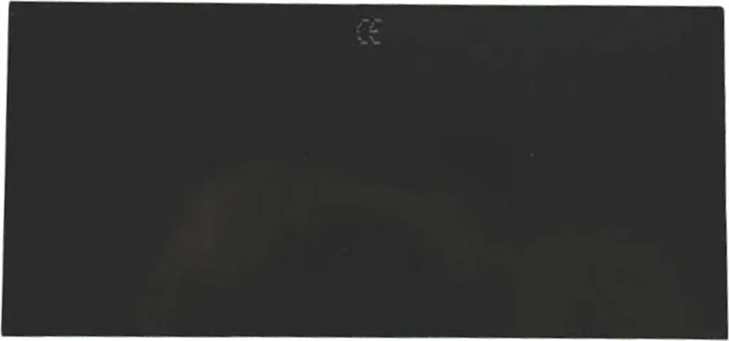 Lastrina Vetro Inattinico DIN 11 Nero 50x105mm per Maschera Saldatore