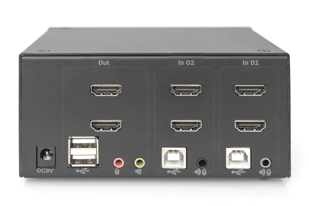 Commutateur KVM 4K Ultra HD Dual Display HDMI - Résolution 60Hz Fluide