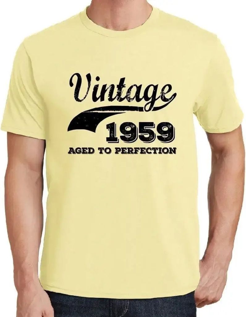 Herren Grafik T-Shirt Reifung zur Perfektion 1959 – Aged to Perfection 1959 – Geschenk 65. Geburtstag Jahrestag 65 Jahre Jubiläum 65 Jährige ...