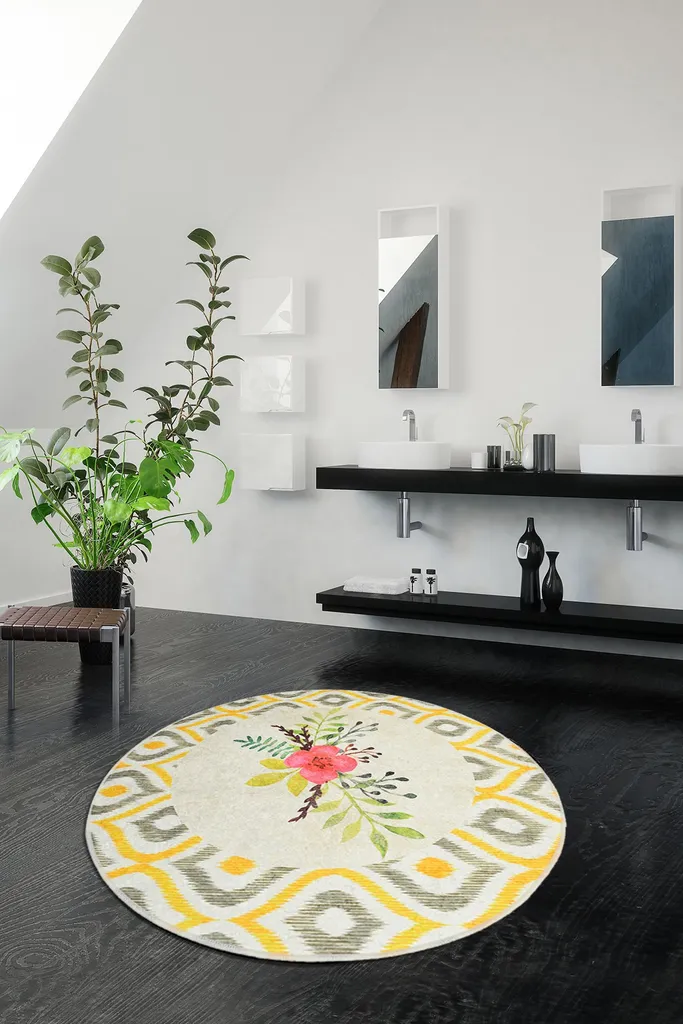 Mijolnir Blondie CHL1666 Tapis de Bain Multicolore 100% Micropolyamide