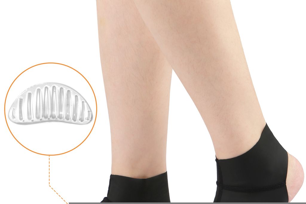 1 Paar Kompressionsbogen-Stš¹tzstrebe mit Gel-Kn?chelschutz Kompressions-Plattfu?socken mit Geleins?tzen Einlegesohlenpolster zur Schmerzlinderun...