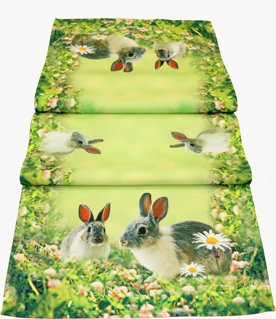 Tischband Polyester Hasen 40x140cm Produktbild 