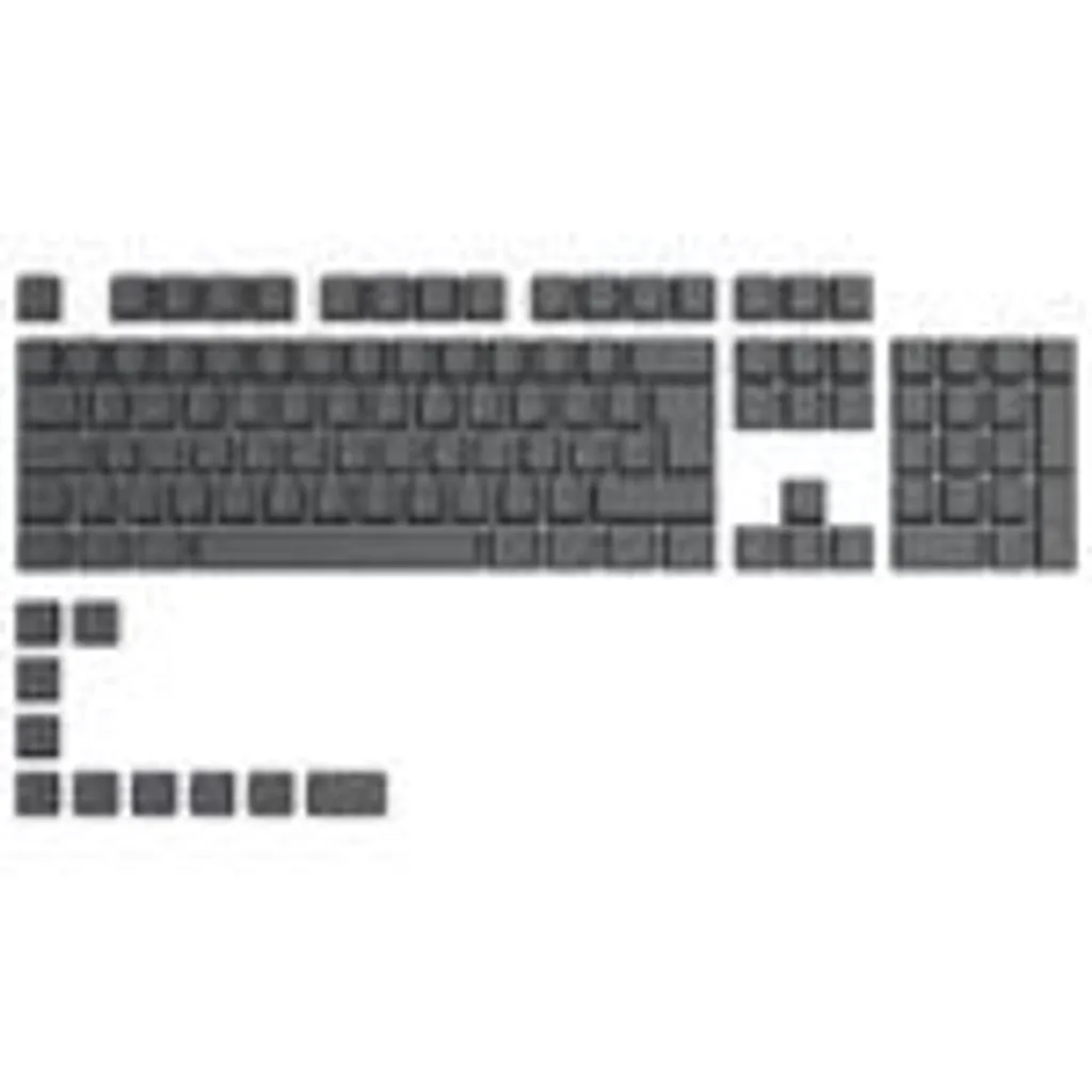 Glorious GLO-KC-GPBT-B-EN Keycaps Noir - Set de Touches PBT de Précision