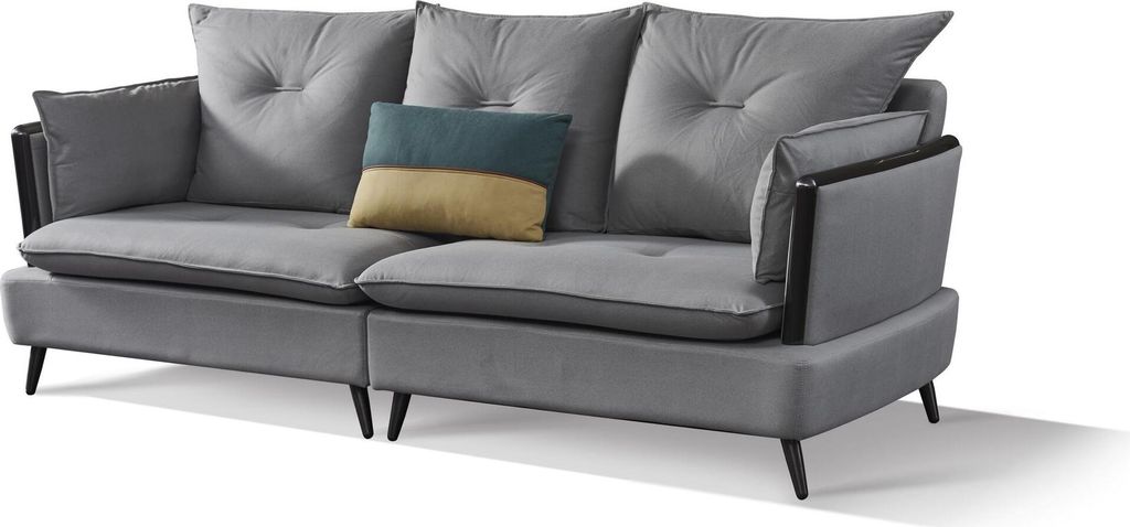 Sofa 3 Sitzer Textil Sofas Couch Polster Garnitur Sofagarnitur Moderne Couchen