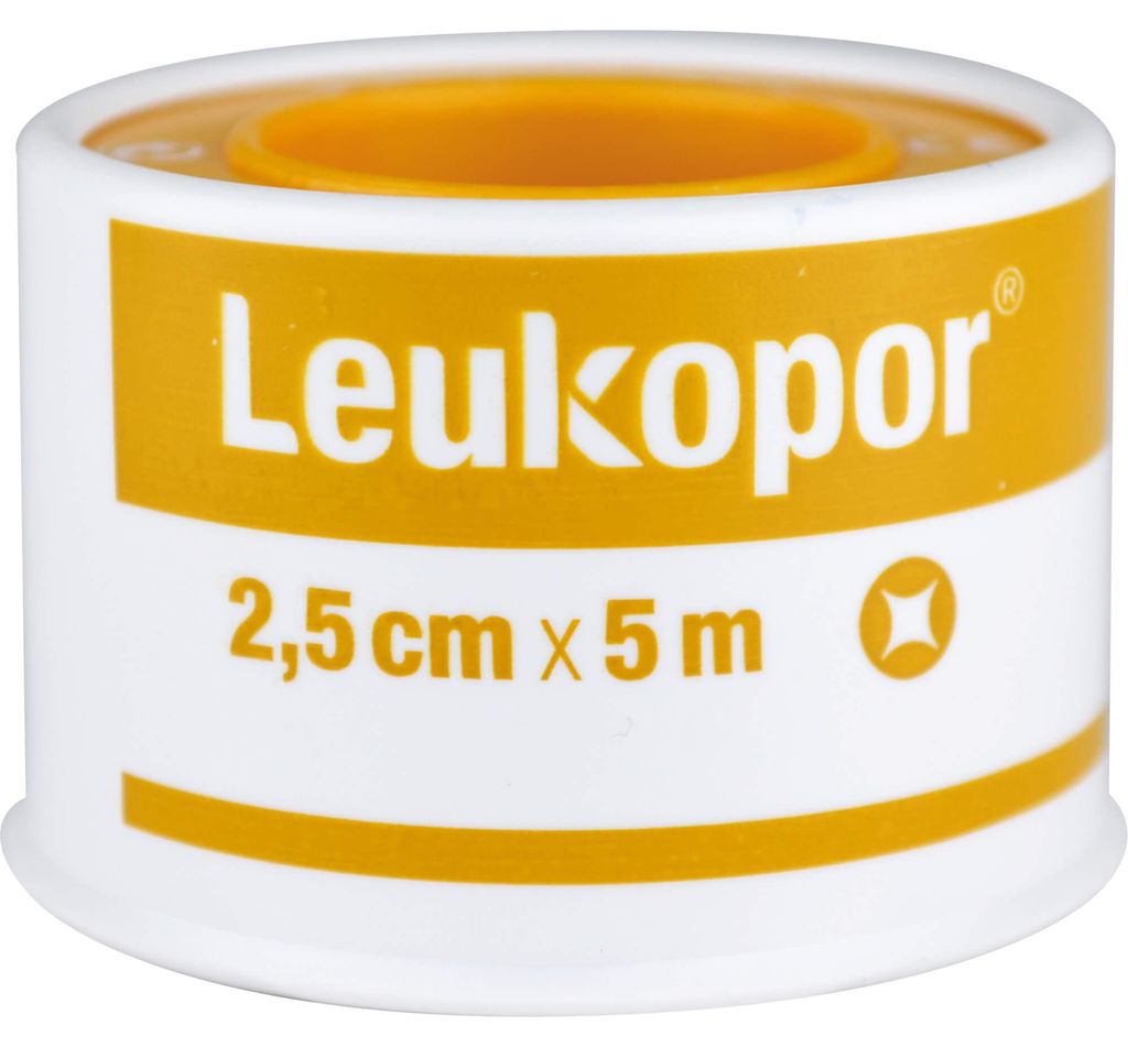 Leukopor 2,5 cm x 5 m pour fixer les pansements, 1 Image du produit 