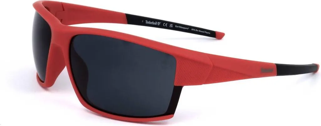 Lunettes de soleil de sport pour hommes Timberland TB9308 rouges mates