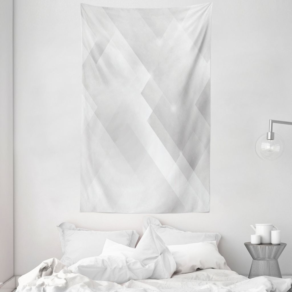 ABAKUHAUS Abstrakt Wandteppich und Tagesdecke, Perspektive Stripes aus Weiches Mikrofaser Stoff Waschbar ohne Verblassen Digitaldruck, 140 x 230 cm...