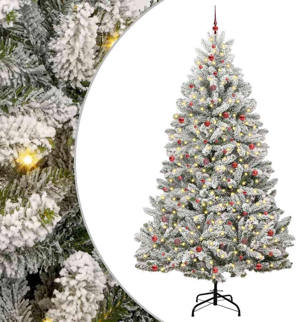 Hochwertigen Möbel Künstlicher Weihnachtsbaum Grün und Weiß 300 cm PVC und Metall - 9438790