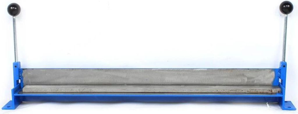 Blechbiegemaschine 760 mm, manuelle Abkantbank mit Rollenbiegen, 0–90°, Space Grau