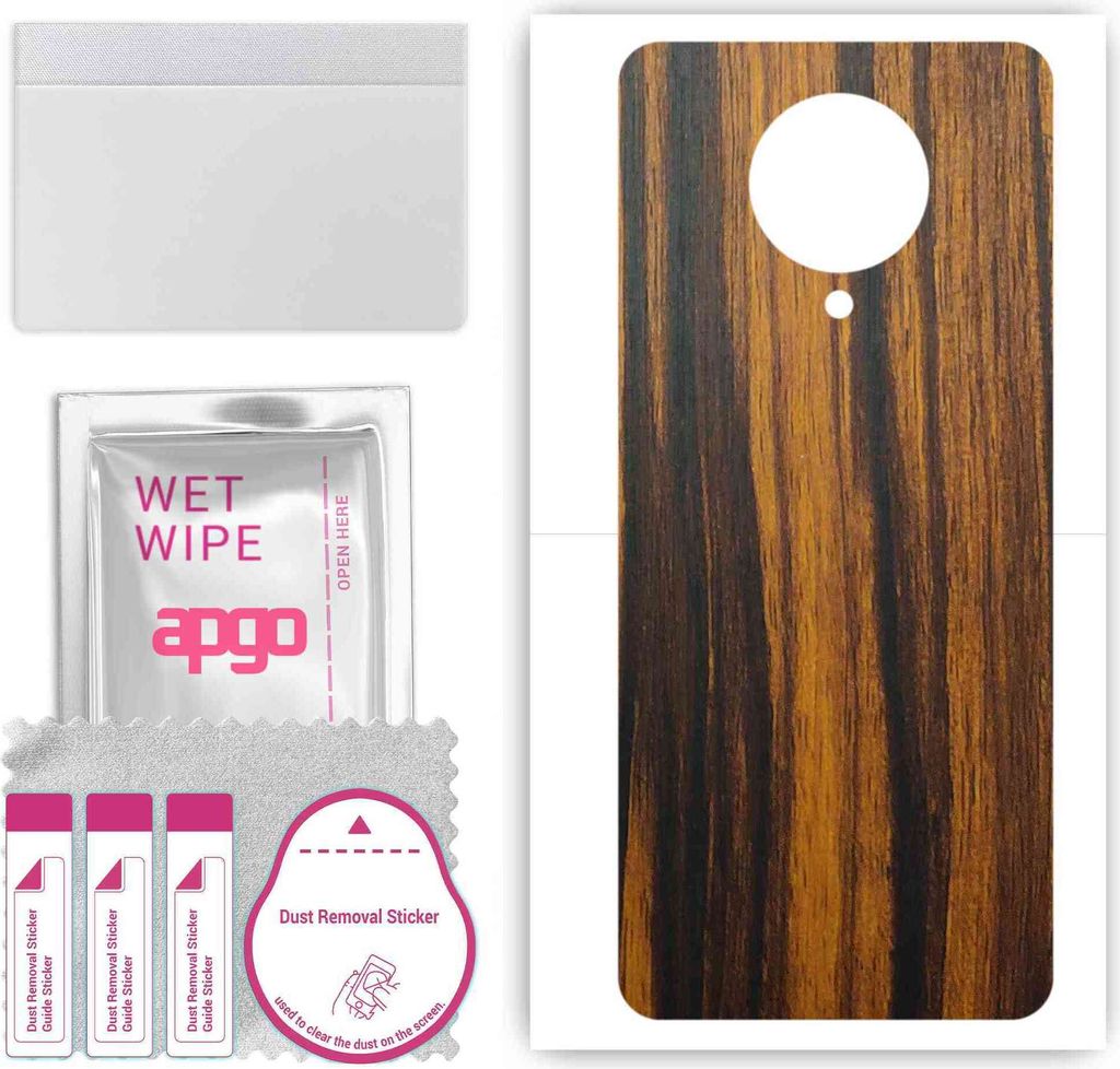 apgo Rückseite Schutzfolie, Skin, kompatibel mit Xiaomi Redmi K30 Pro Zoom, Hinten Displayschutzfolie aus Vinylfolie, kratzfest, einfache Montage ...