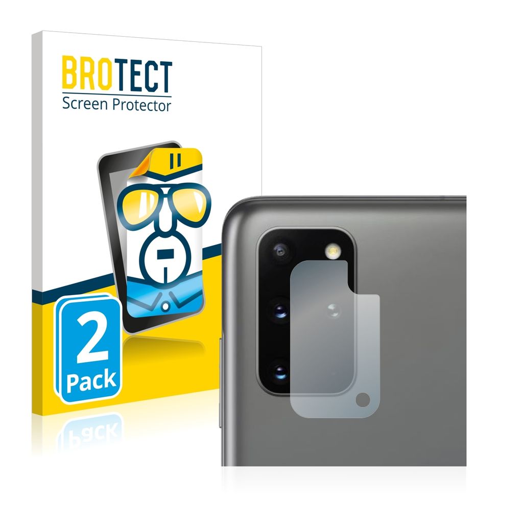 2x Für Samsung Galaxy S20 Plus 5G (NUR Kameraschutz) Schutzfolie BROTECT Displayschutz Display Schutz Folie Klar Transparent