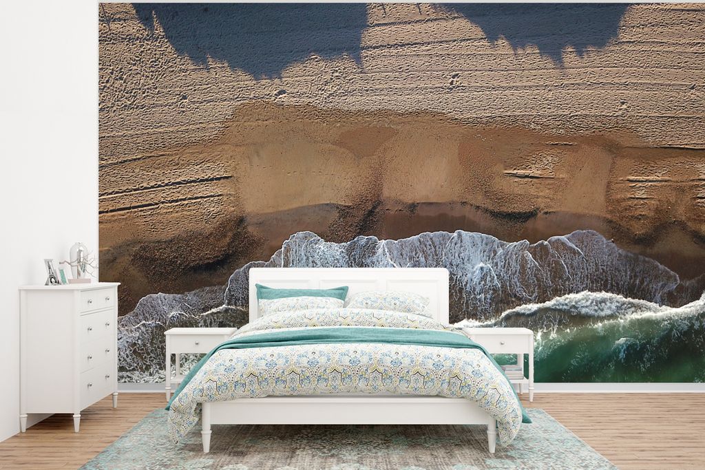 MuchoWow Fototapete für Wohnzimmer oder Schlafzimmer Wandtapete Vinyl Motivtapete Meer - Strand - Spanien - 375x280 cm - Schlafzimmer tapete