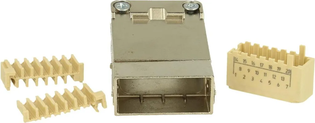 Module de Liaison Blindé Han HMC 20 Broches pour Câblage Industriel