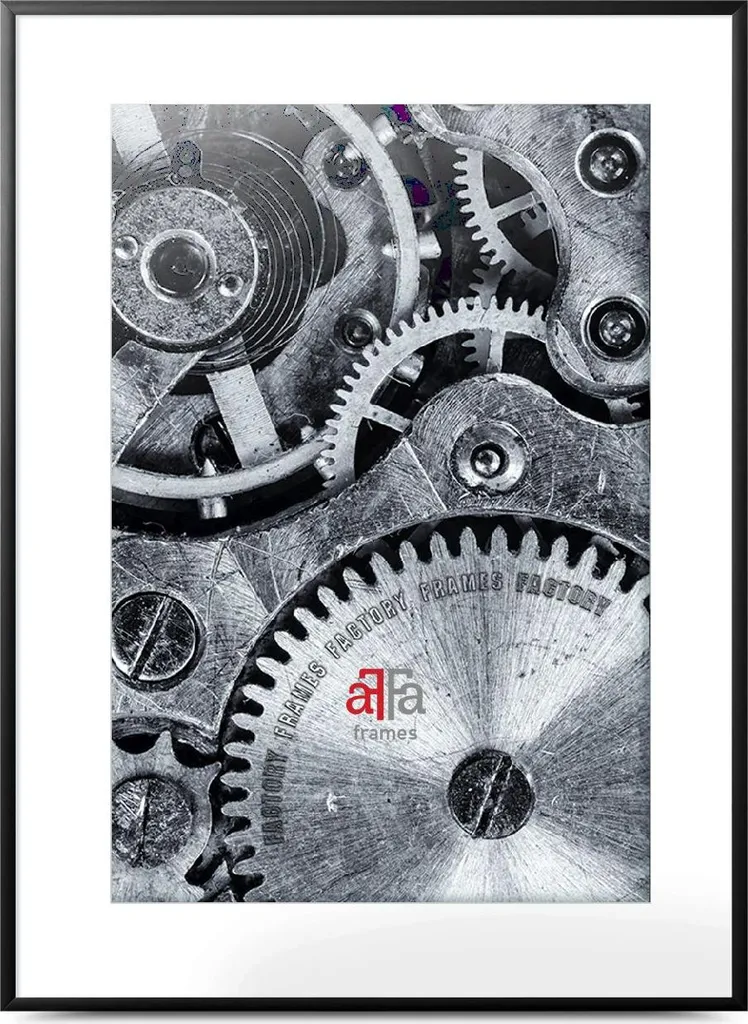 Cornice 60x80 Nera in Alluminio FramesFactory | Arredo Parete Moderno