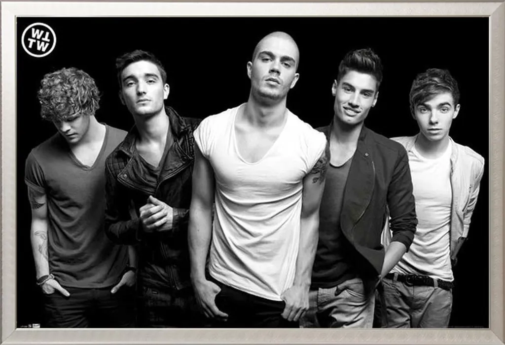 Maxi Poster The Wanted 61x91,5 Cornice Shinsuke Alluminio e Acrilico