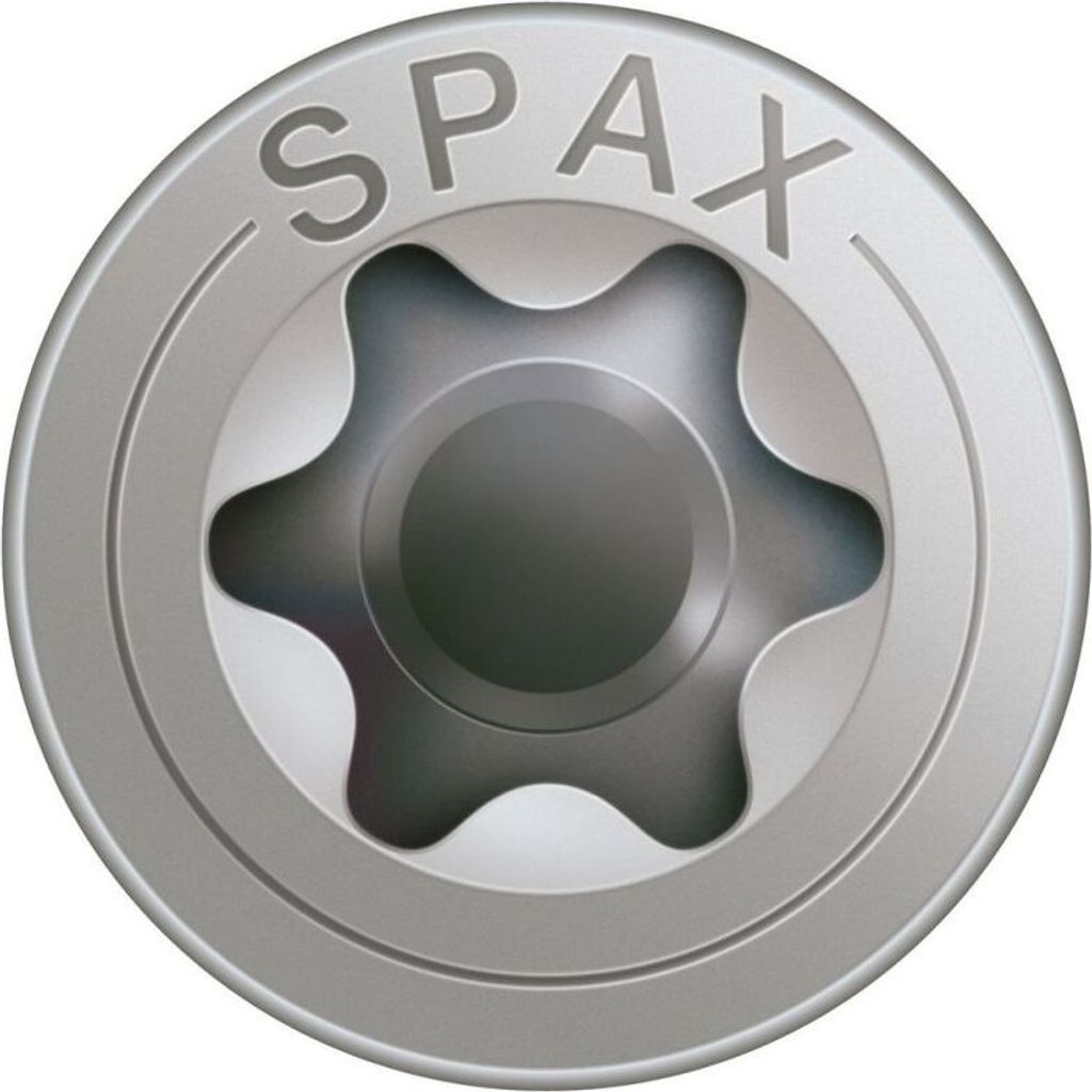 SPAX 4197000400357, Šroub, Nerezová ocel, Dřevo, S plochou Obrázek produktu 