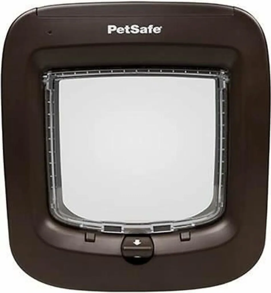 Donnez de l'Autonomie à votre Chat - Chatière PetSafe Marron 22x23,9 cm