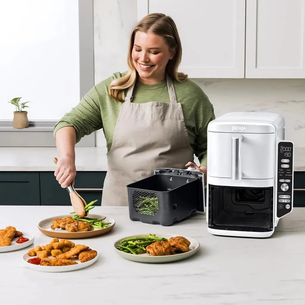 Ninja SL400EU Friteuse à air chaud Double Stack XL 9,5L Blanche - 32