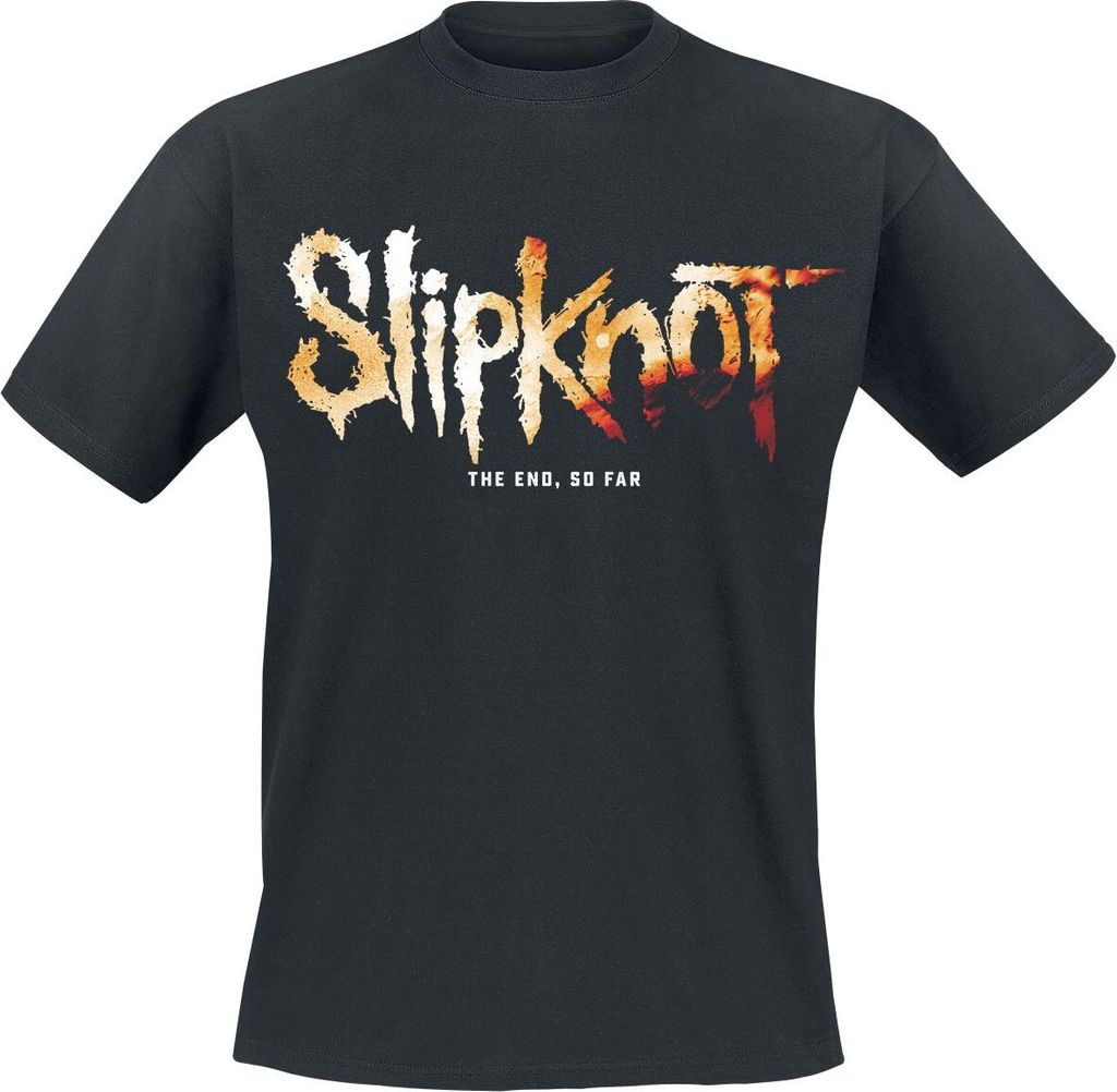 Slipknot T-Shirt Herren The End, So Far Logo schwarz L