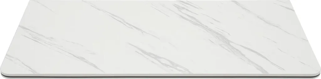 Table murale pliante en métal blanc - Ultra compacte et résistante - 2