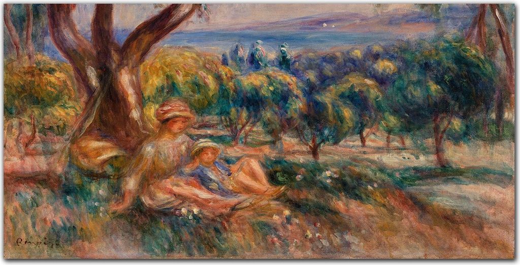 Coloray Bild aus Acryl 100 cm x 50 cm - Wanddekoration Küche Acrylblock mit Bild Dekoration Wohnzimmer Gehärtetes Acryl - Waldlandschaft