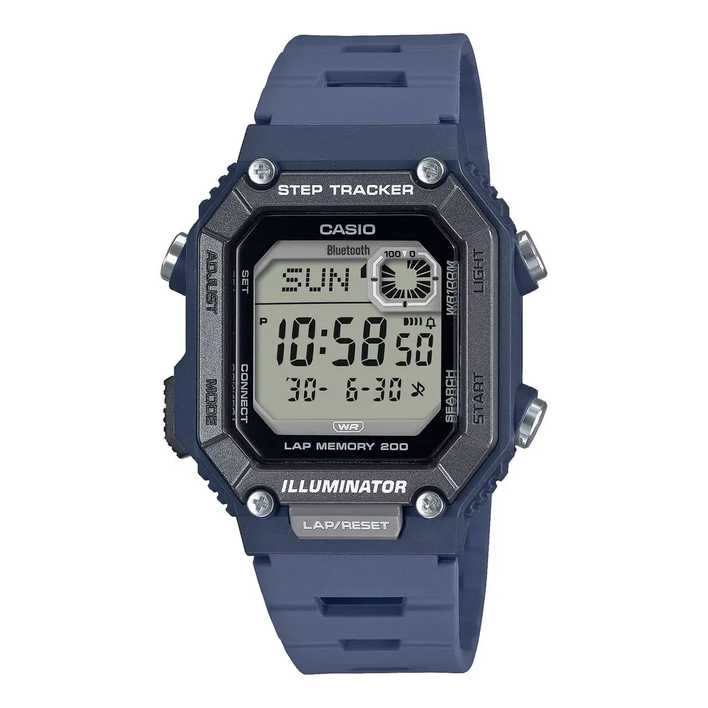 Casio WS-B1000-2AVEF Blu: Orologio Bluetooth con Contapassi e 100m - 1