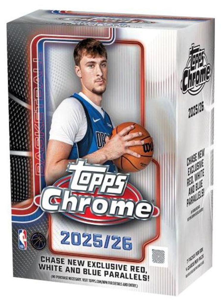 2025-26 Topps Chrome Basketball Value Box Produktbild 