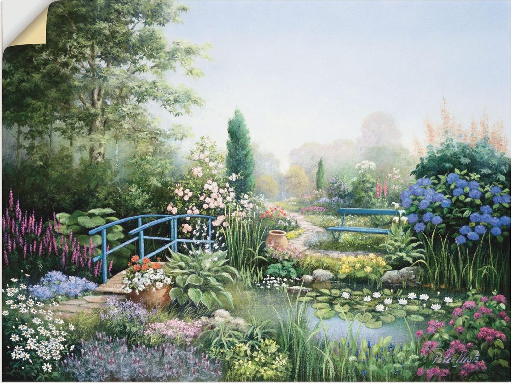 ARTland Wandbild, selbstklebend Brücke der Liebe Größe: 60x45 cm