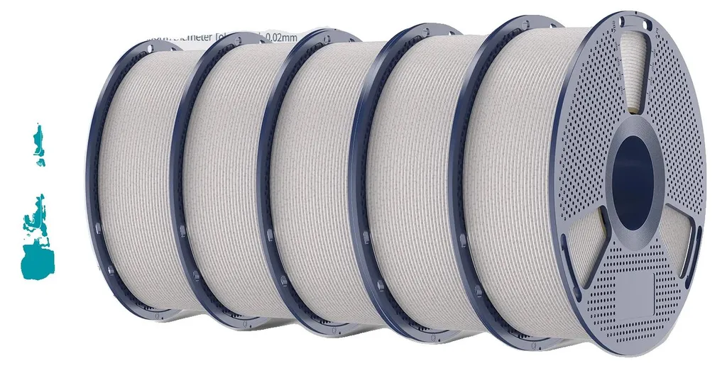 Filament 3D PLA Haute Vitesse 1.75mm Texture Marbre Naturel Tempête