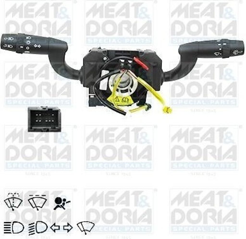 MEAT & DORIA 23788 Lenkstockschalter Kombischalter für FIAT Ducato Kastenwagen (250, 290) Ducato Pritsche / Fahrgestell (250, 290) Ducato Bus