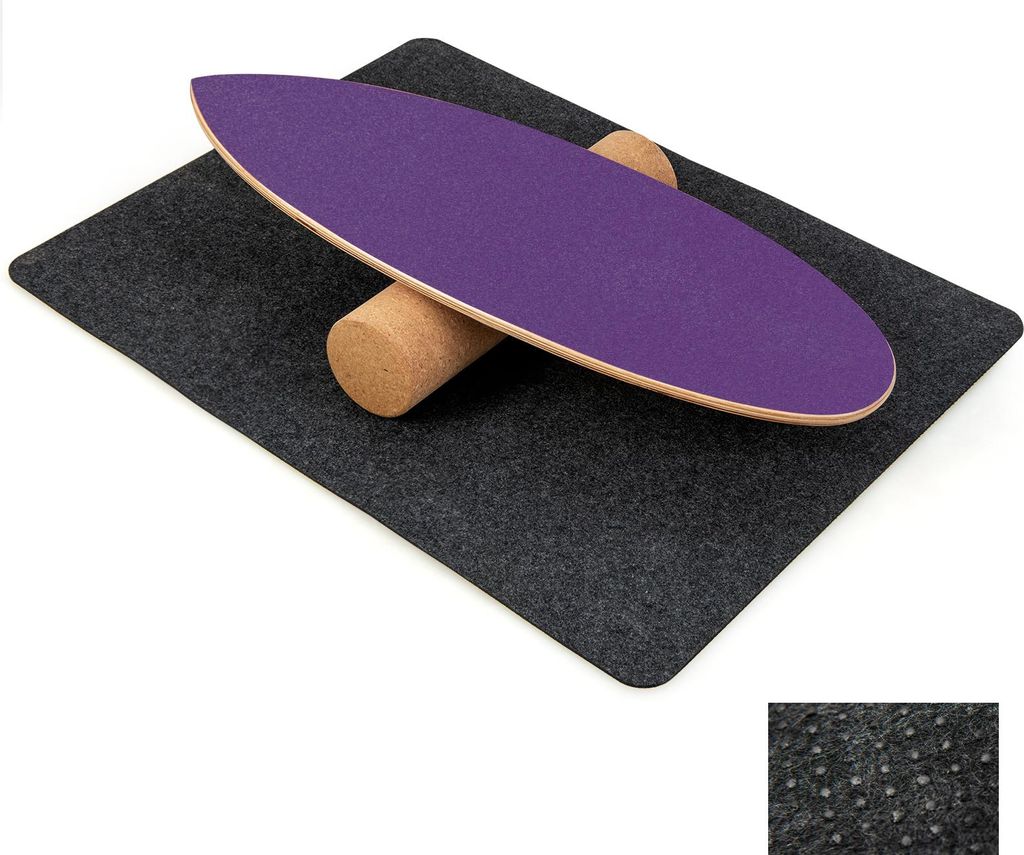 COSTWAY pedana di equilibrio in legno, pedana di Immagine del prodotto 