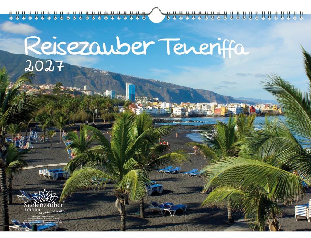 Reisezauber Teneriffa DIN A3 Kalender für 2027 Santa Cruz Produktbild 