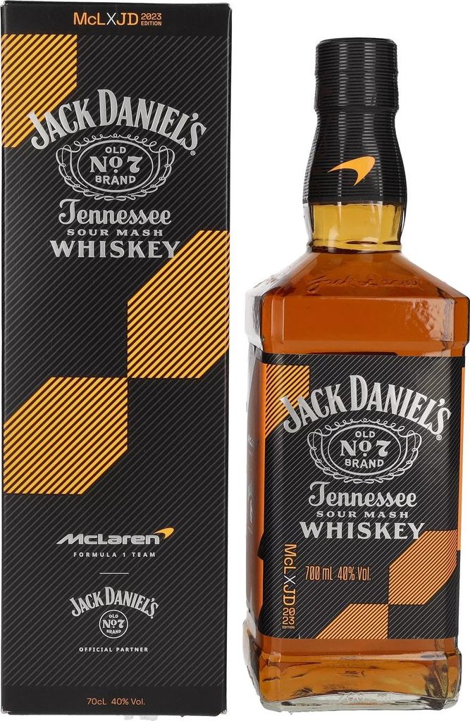Jack Daniel's McLaren Formula 1 Team Edition 2023 40% Vol. Image du produit 