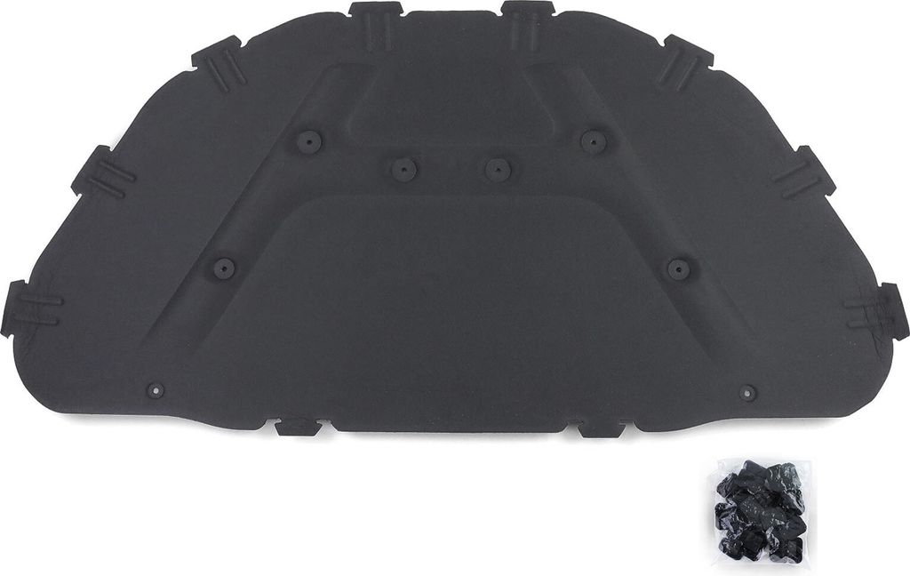 Motorhaubendämmung Dämmmatte mit Clips passend für BMW X1 Produktbild 