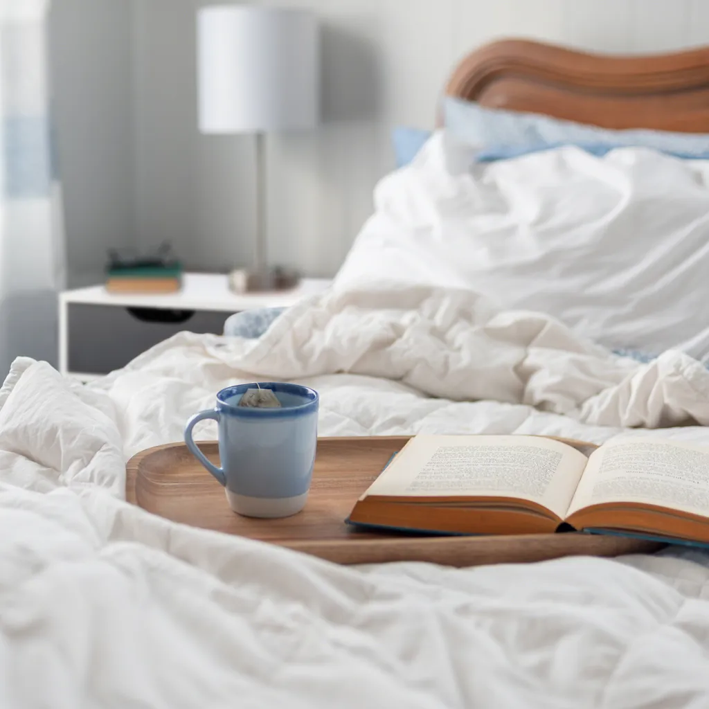 Table de nuit blanc-gris stable - Chevet robuste pour chambre à coucher