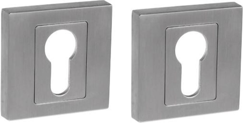 Quadratische WB-Scheibe für INFINITY (NOVE, APOLLO) RNQ M702 Türgriffe, mattchrom