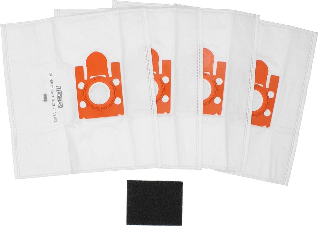 Filterbeutel Thomas 100 787252 für Staubsauger 4Stk