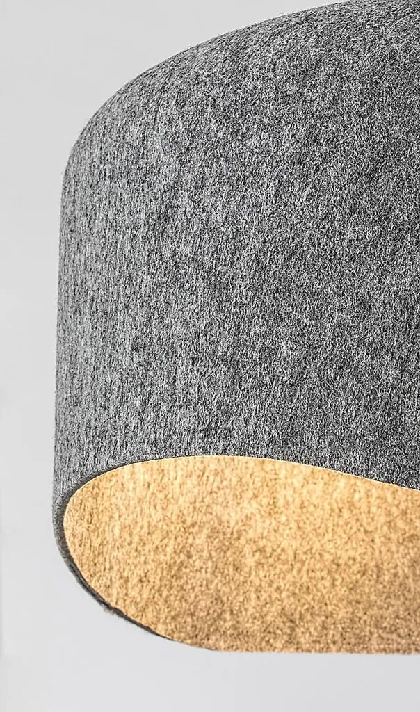 Lampadaire Farelia E27 Noir : Solution d'Éclairage Doux en Feutre 10W - 3