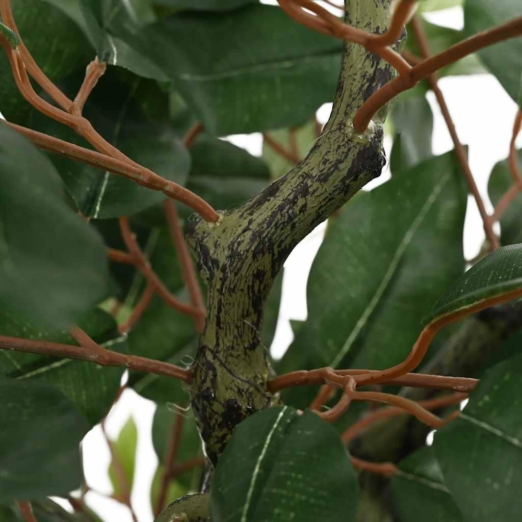 vidaXL Ficusbaum Künstlich 480 Blätter 130 cm Grün